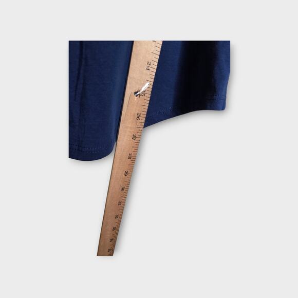 NEW YogaSix Y6 Womens Racerback Tank Med Blue Circle Logo Graphic Activewear - Picture 5 of 7